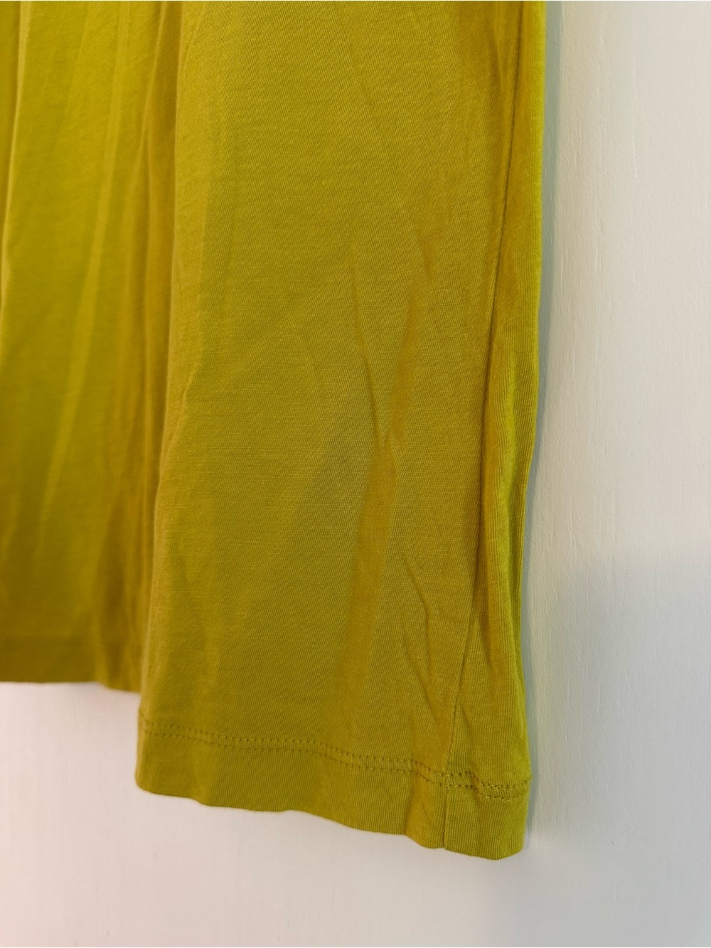 LOFT Yellow Flutter Sleeve Short Sleeve Tee Women’s Small - Picture 5 of 13